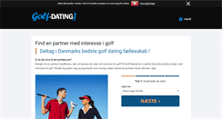 Desktop Screenshot of golf-dating.dk