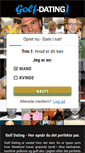 Mobile Screenshot of golf-dating.dk