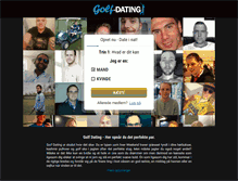 Tablet Screenshot of golf-dating.dk